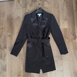 TOPSHOP TUXEDO BLAZER DRESS